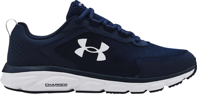 

Кроссовки Under Armour Charged Assert 9 4E Wide Academy White, синий