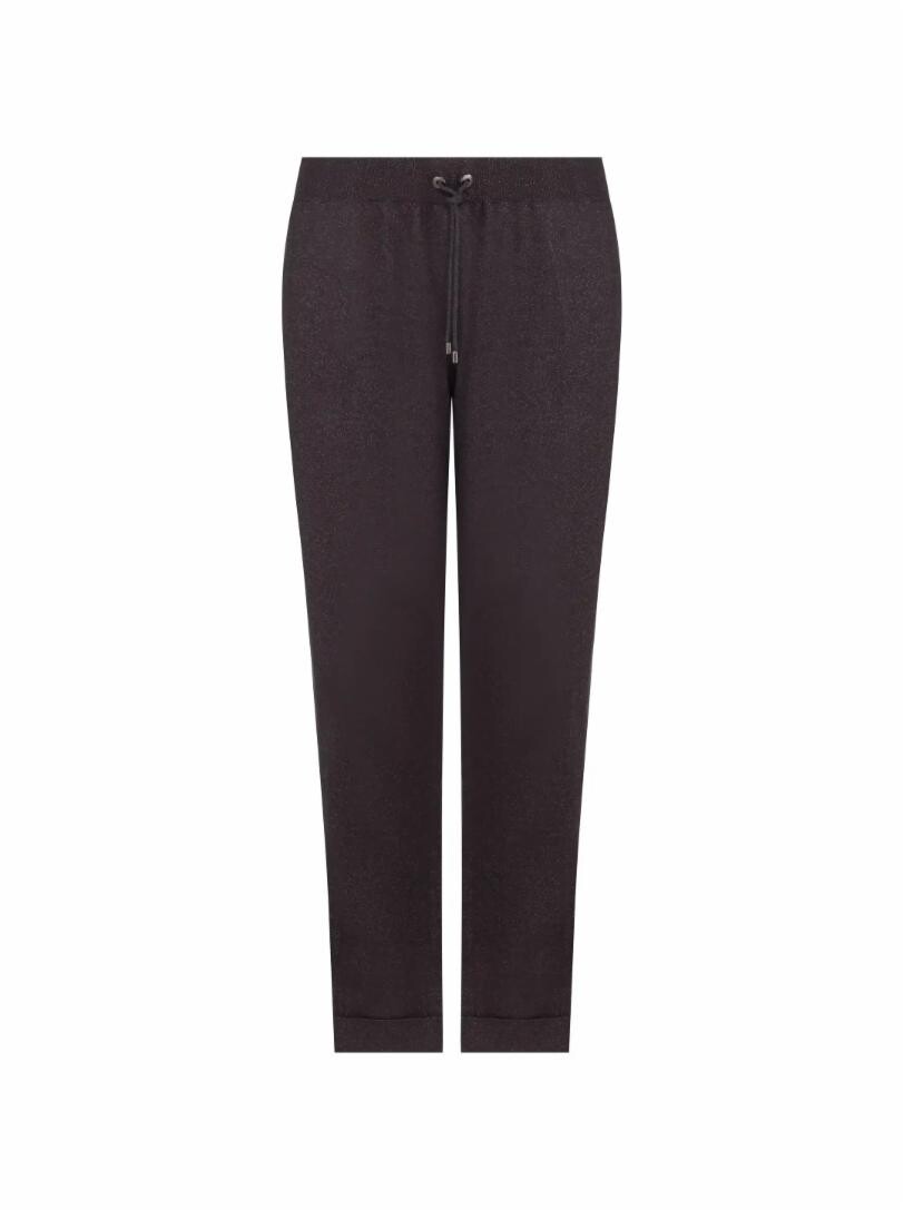 

Укороченные брюки с люрексом Brunello Cucinelli
