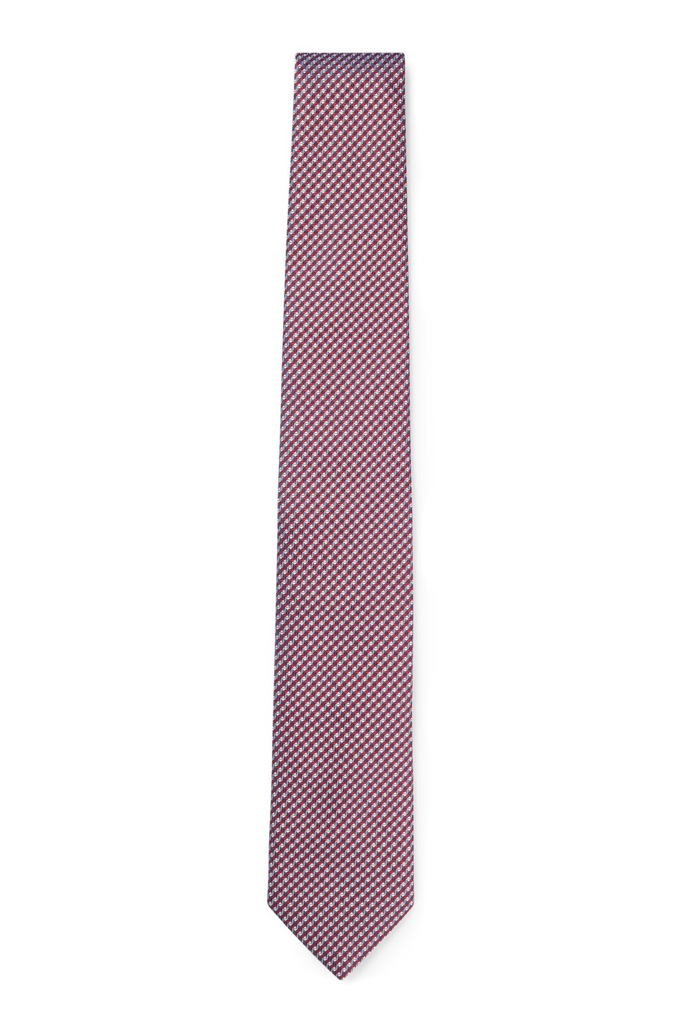

Галстук Hugo Boss Silk-blend With Jacquard Pattern, красный