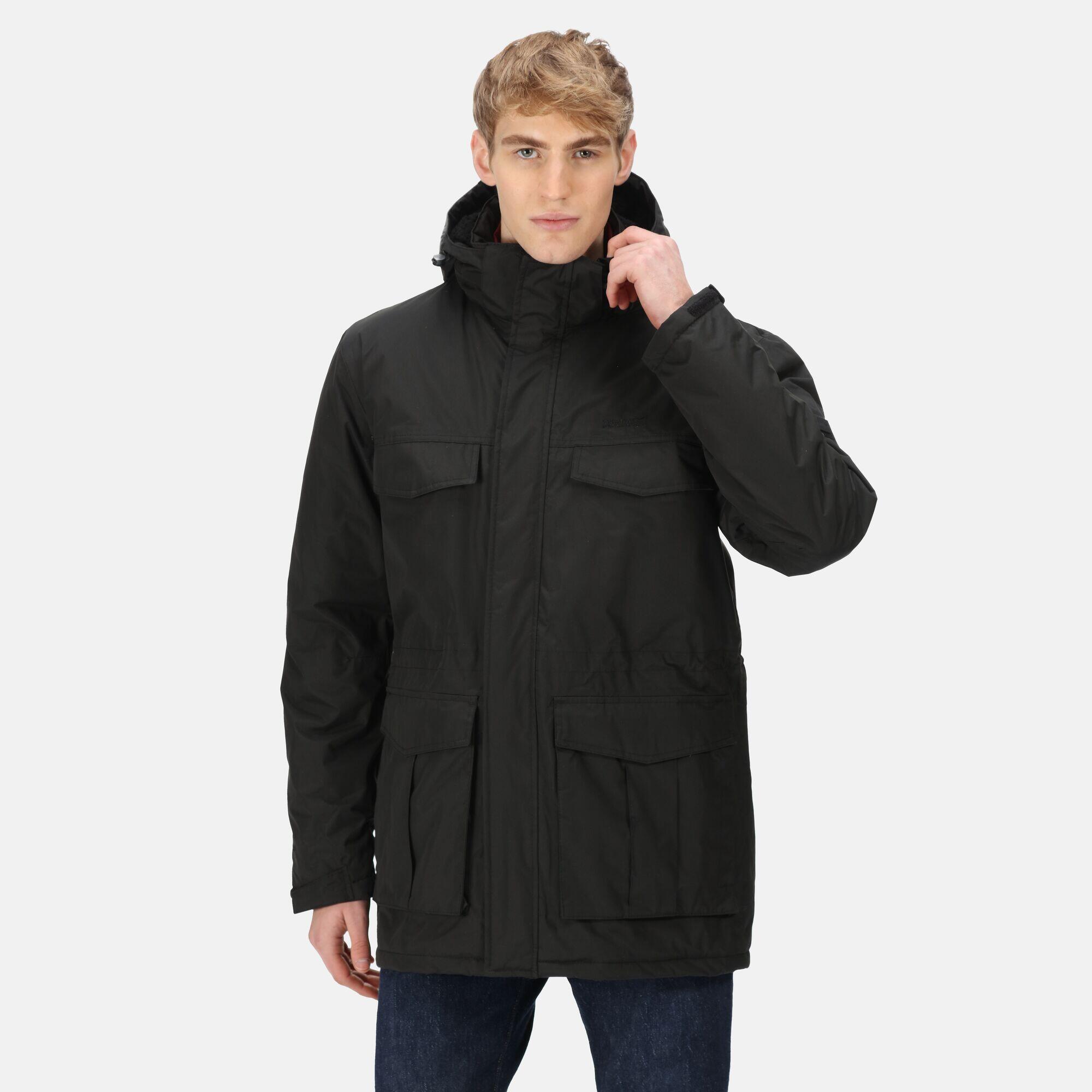Куртка-парка Regatta Palben непромокаемая утепленная с капюшоном мужская,черный – заказать по доступной цене из-за рубежа в «CDEK.Shopping»