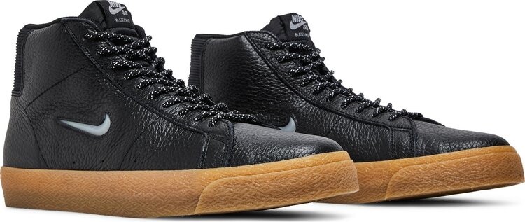 Nike blazer mid 2025 premium black gum