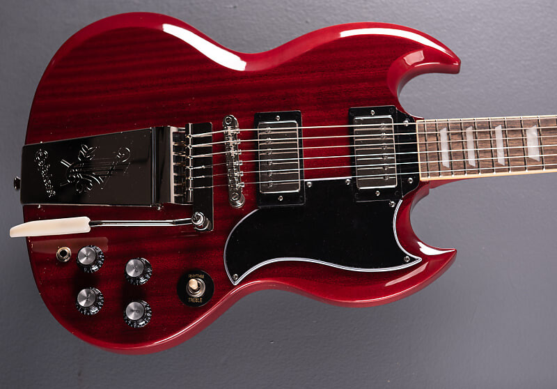 

SG Standard 60s Maestro Vibrola - Винтажная вишня Epiphone SG 60s Maestro Vibrola - Cherry