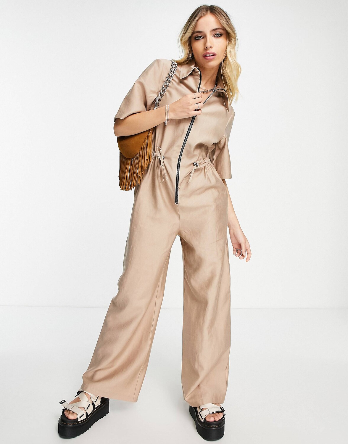

Комбинезон на молнии Topshop