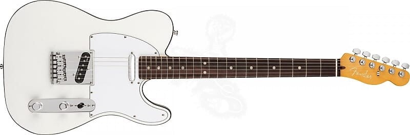 Fender American Ultra Telecaster в цвете Arctic Pearl с палисандровой накладкой Fender American Ultra Telecaster in Arctic Pearl with Rosewood Fingerboard электрогитара fender johnny marr jaguar olympic white rosewood fingerboard 2024