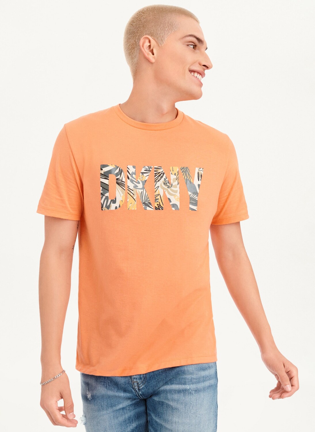 

Футболка с принтом Ss Knit DKNY