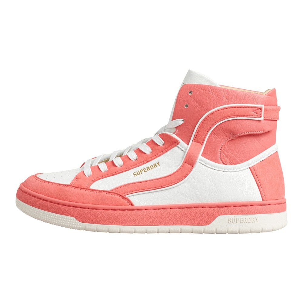 

Кроссовки Superdry Vintage Vegan Basket , White Coral