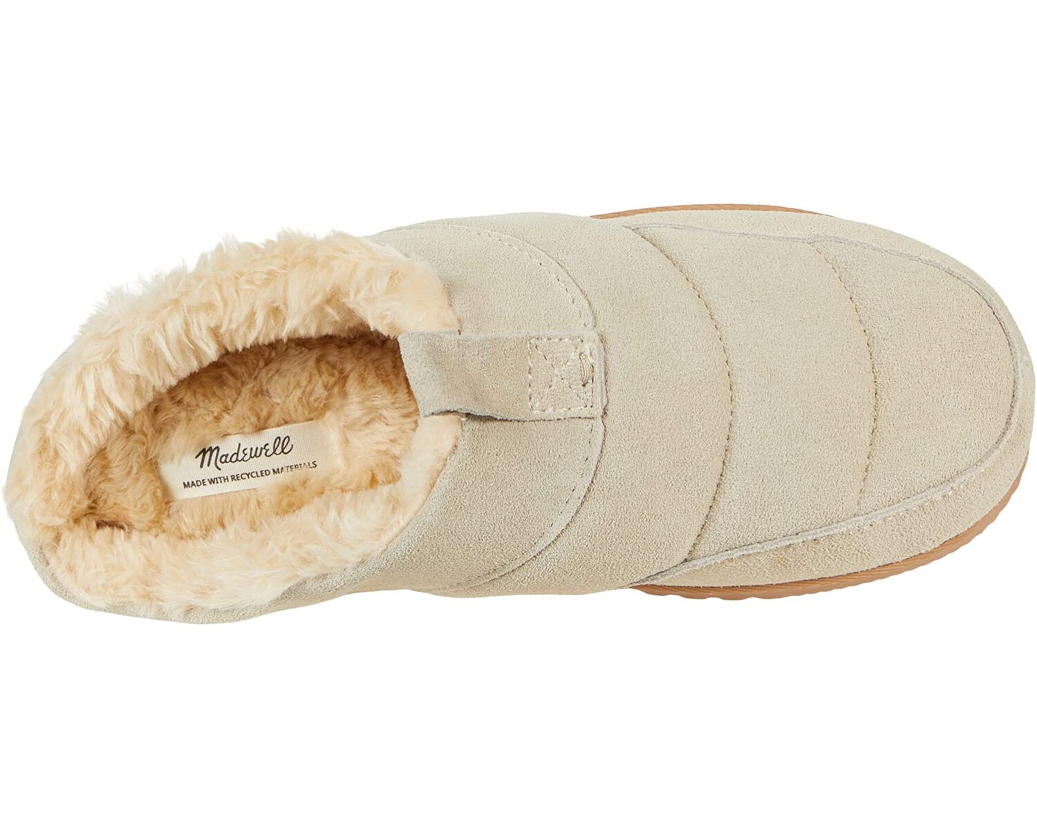 

Слипперы The Allweek Slipper in Suede Madewell, летняя дюна