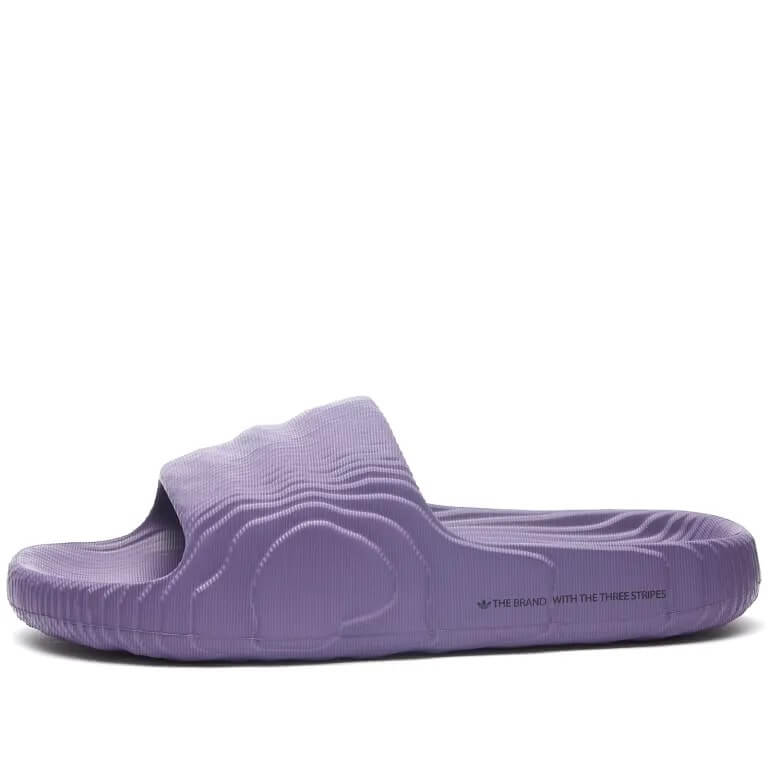 Шлепанцы Adidas Adilette 22, фиолетовый шлепанцы adidas adilette белый черный