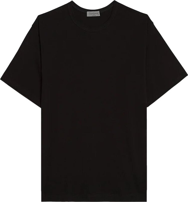 

Футболка Yohji Yamamoto Pour Homme Round Neck Half-Sleeve T-Shirt Black, черный