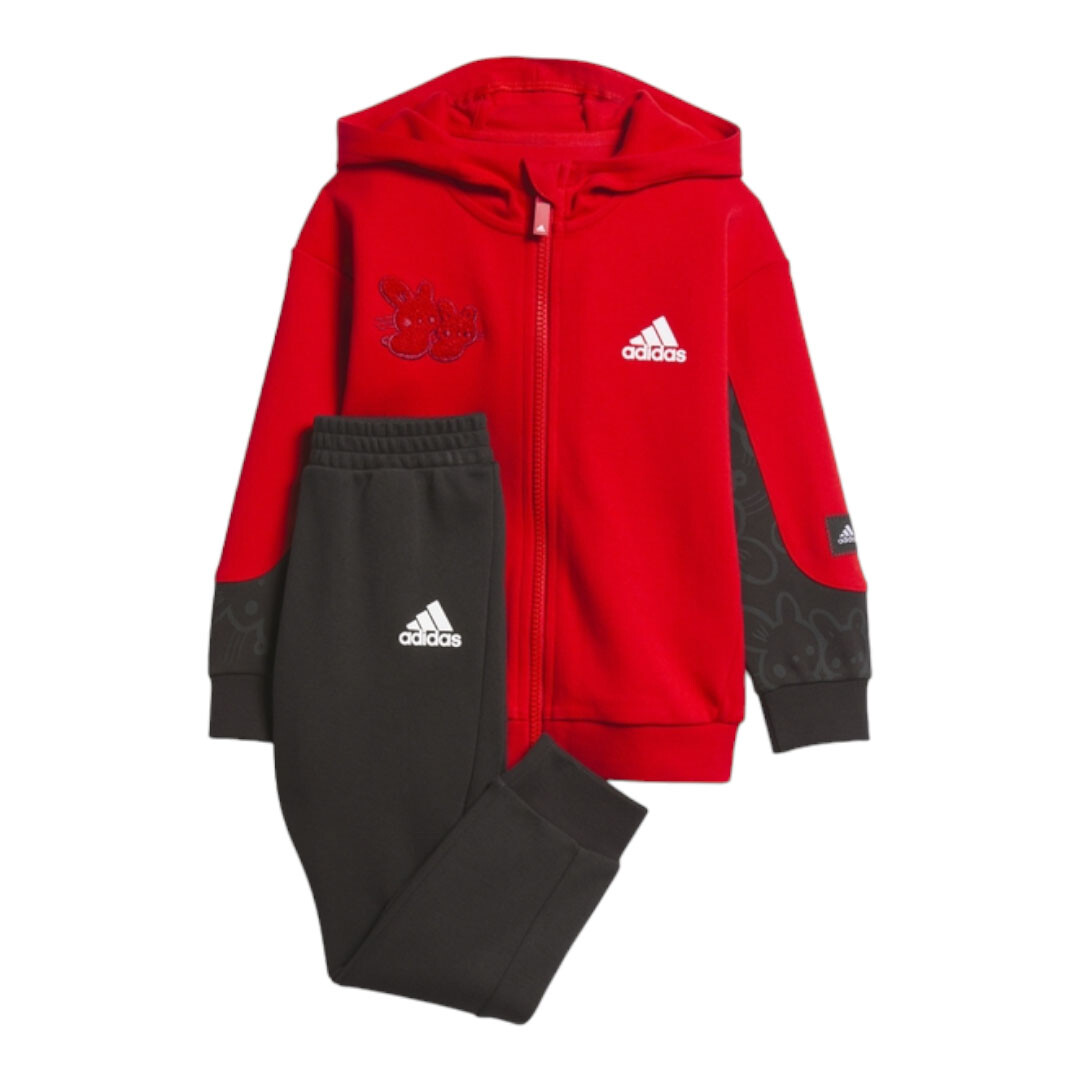 

Спортивный костюм Adidas Kids CNY, красный/черный