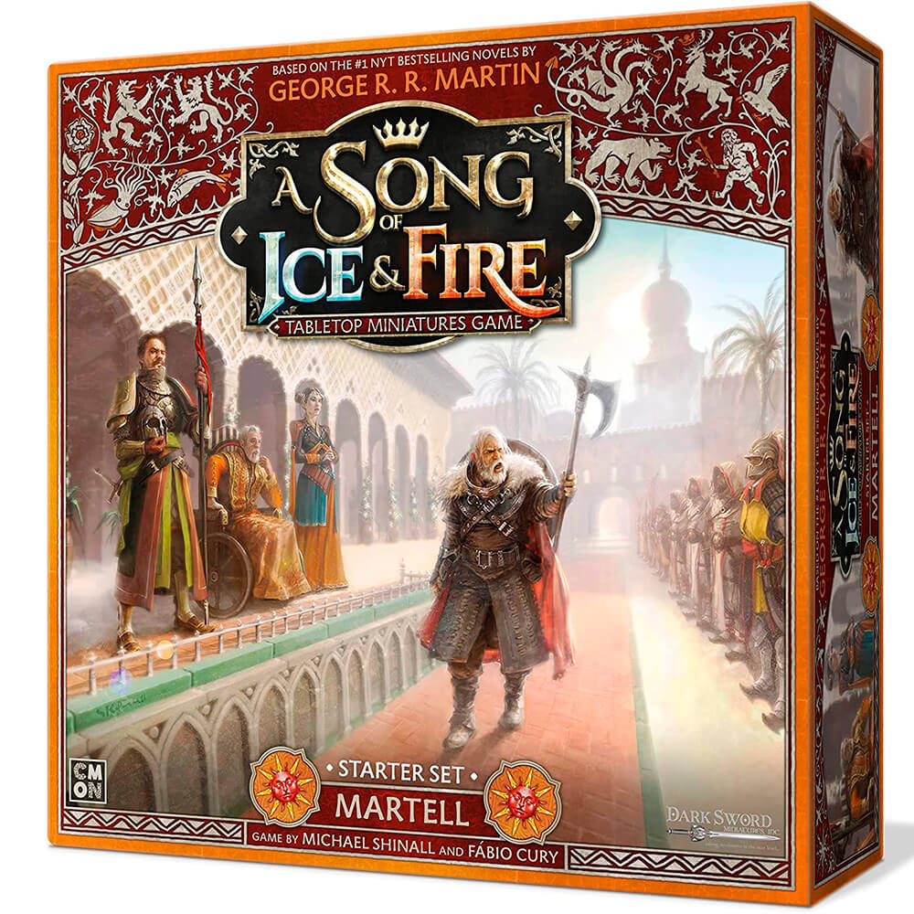 Настольная игра CMON A Song of Ice and Fire Tabletop Miniatures Game, House Martell Starter Set набор witcher фигурка настольная игра