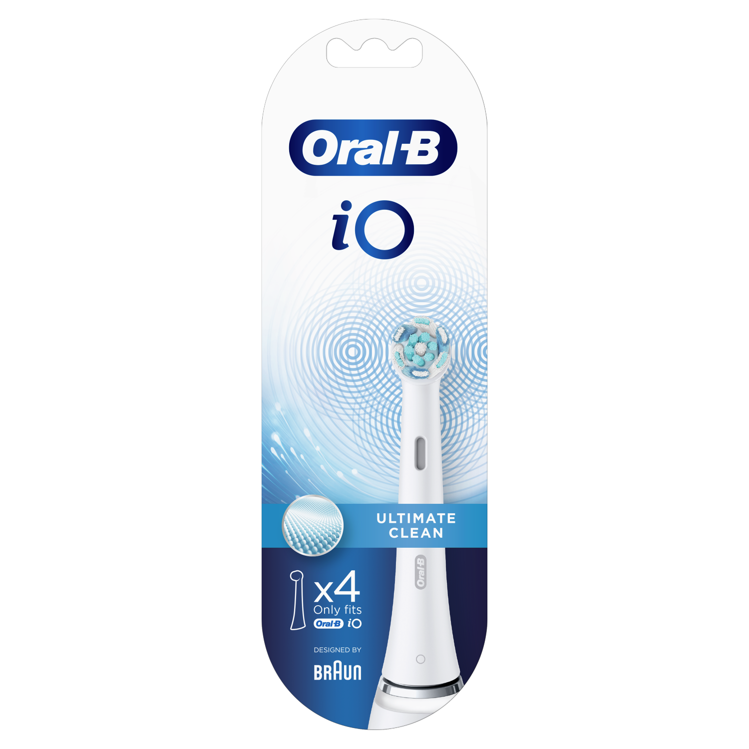 Oral-B IO Ultim Clean магнитные насадки для зубных щеток, 4 шт/1 упаковка - фото