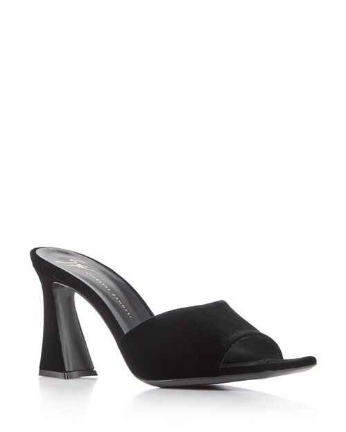 

Женские шлепанцы Guissepe Zanotti Vanilla на высоком каблуке Giuseppe Zanotti, цвет Black