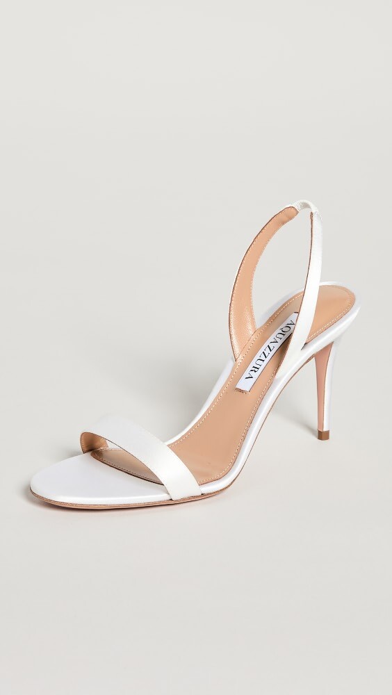 

Сандалии Aquazzura So Nude 85мм, белый