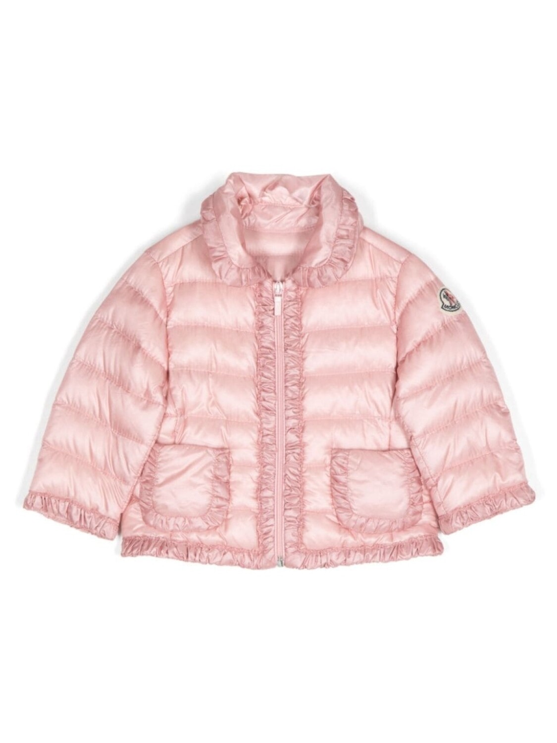 

Moncler Enfant куртка-пуховик, розовый