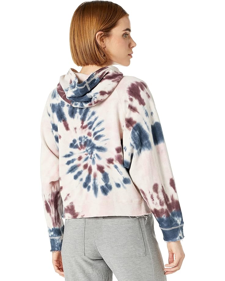 Худи Chaser Linen French Terry Batwing 1/2 Zip Pullover Hoodie, цвет Tie-Dye women s tie dye suit women clothes 2020 two piece polyester loose large size tie dye printing long sleeved tie dye shorts suit
