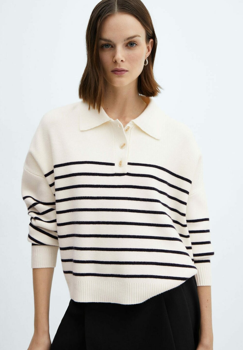 

Вязаный свитер RICCIOVE Mango, цвет donkermarine