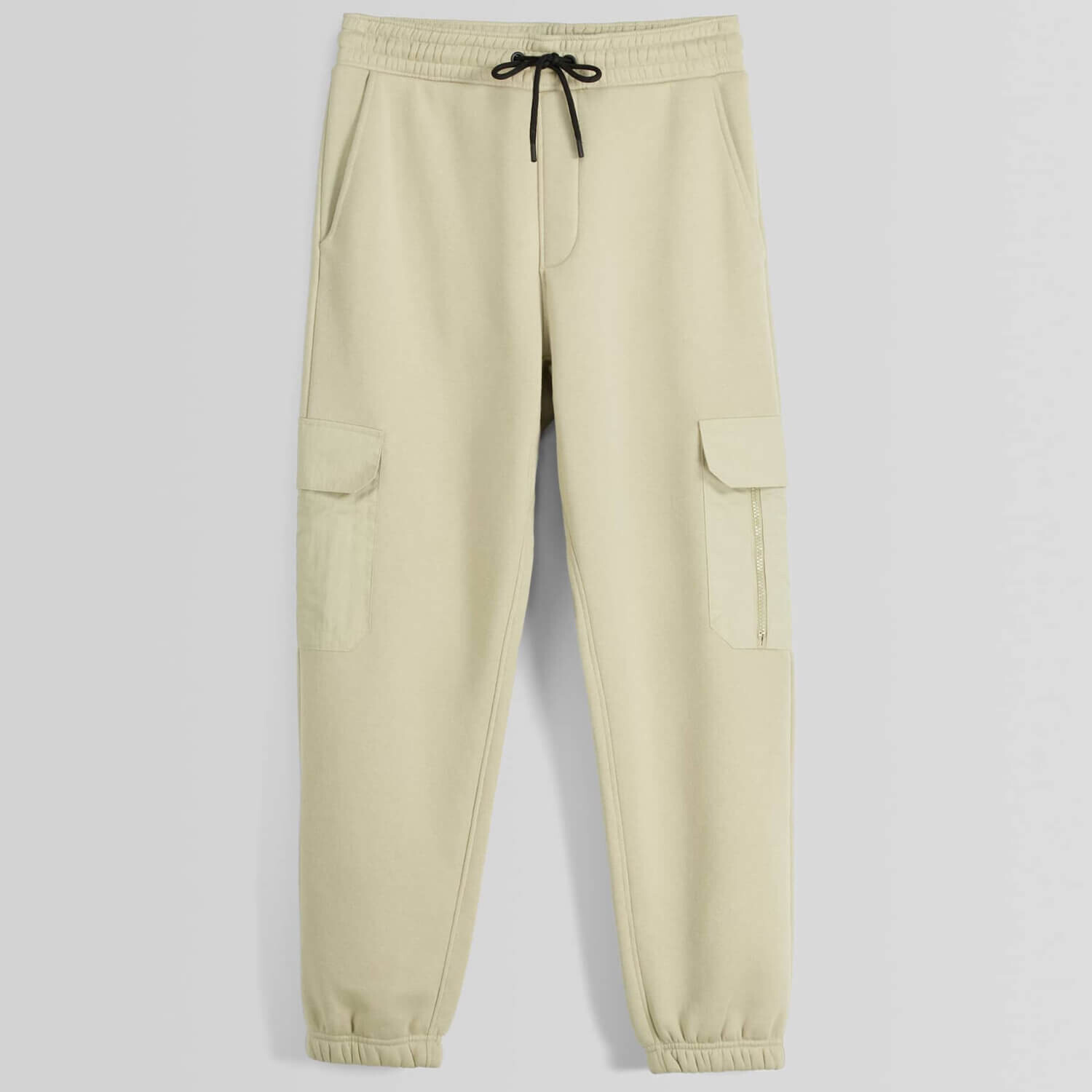 

Брюки Bershka Cargo Jogger, белый