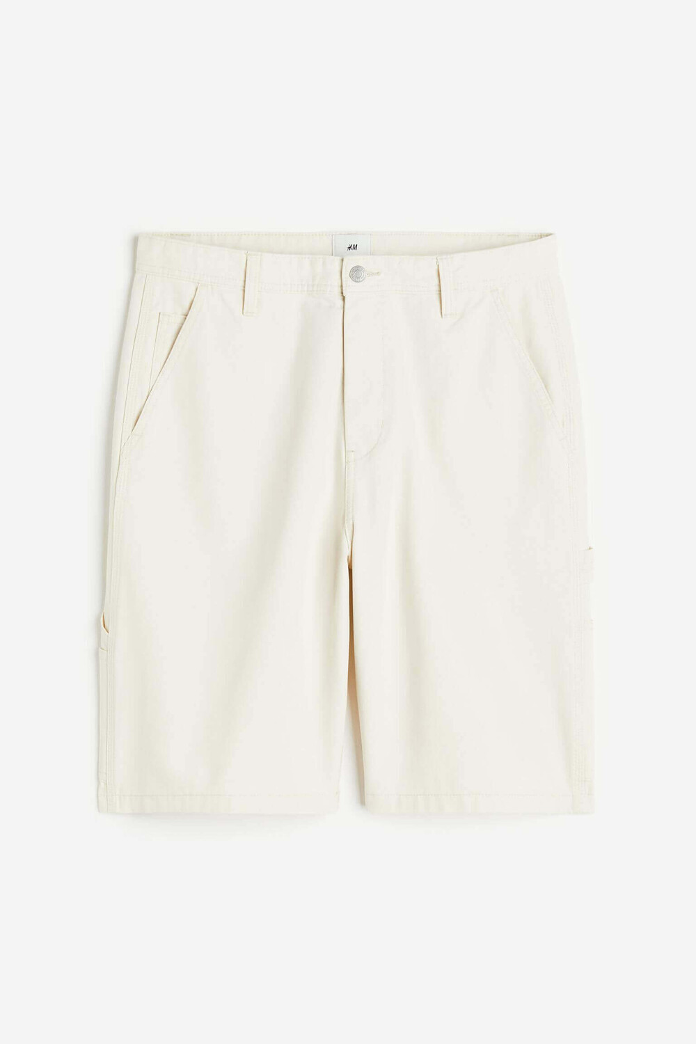 

Рабочие шорты свободного кроя H&M, белый