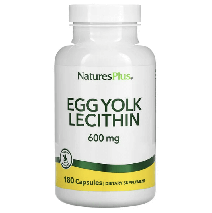 Лецитин яичного желтка, 300 мг, 180 капсул, NaturesPlus лецитин naturesplus 600 мг 180 капсул