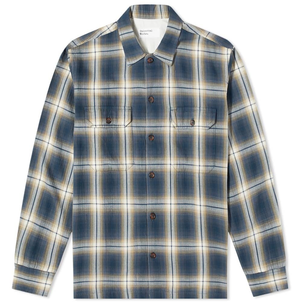 

Рубашка Universal Works Shadow Check Utility Shirt