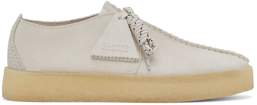 

Белые замшевые ботинки дезерты Trek Cup Clarks Originals