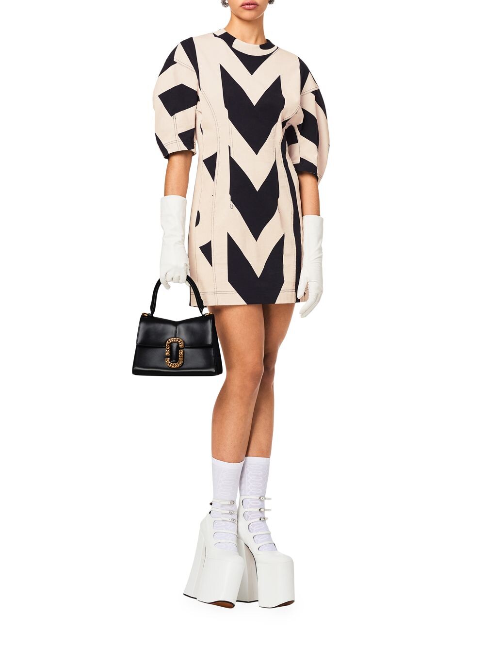 

Кожаная сумка St. Marc с верхней ручкой Marc Jacobs, черный