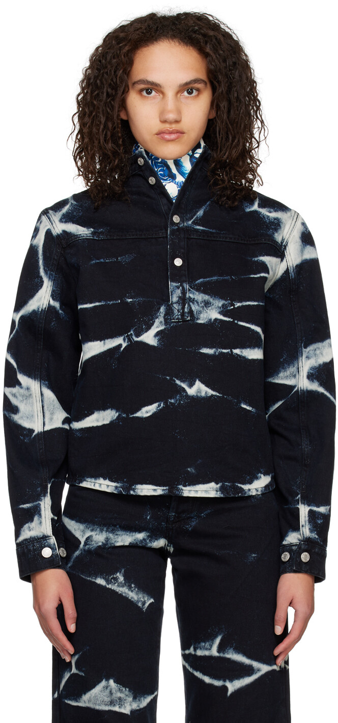 

Черная блузка Карима Dries Van Noten