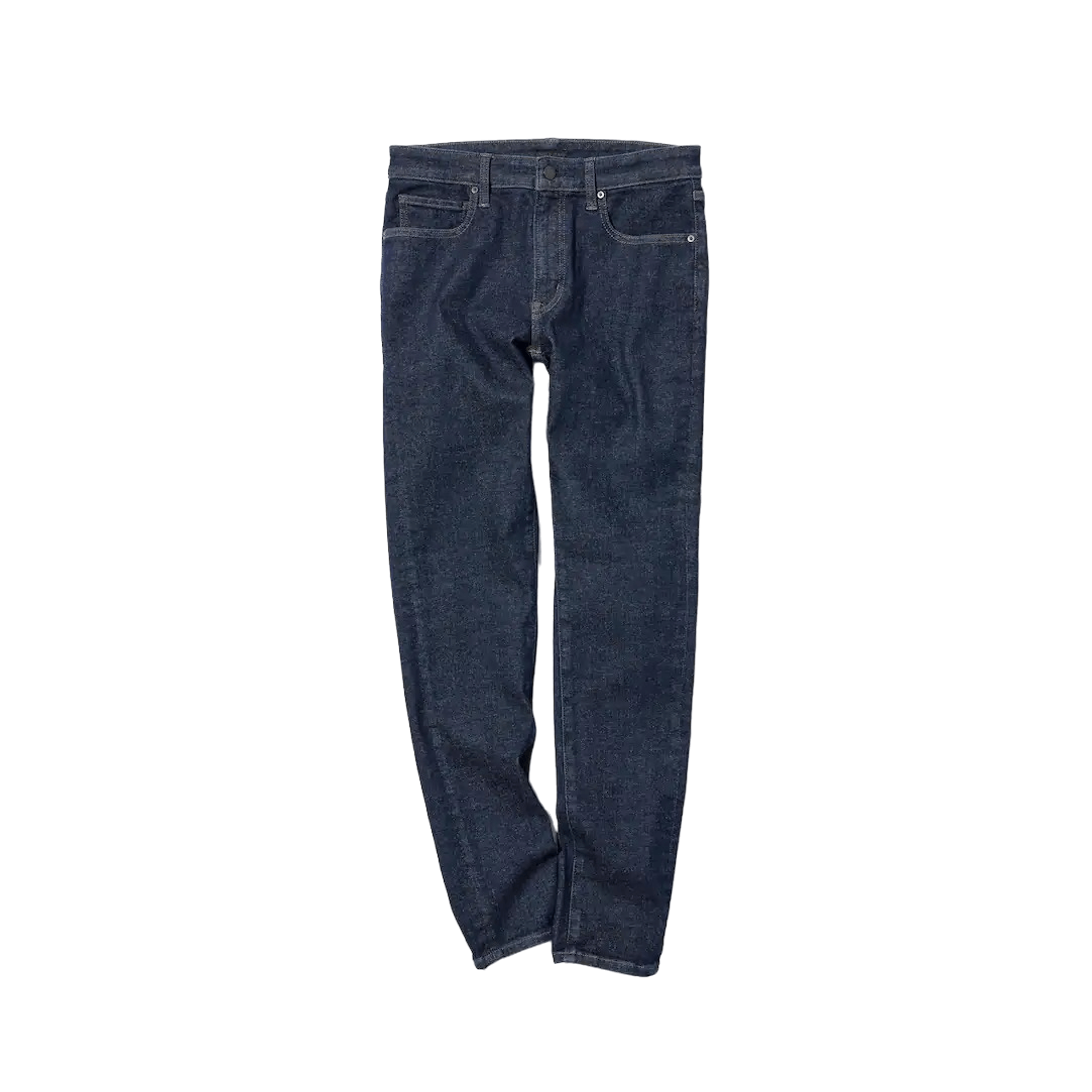 Джинсы Uniqlo Ultra Stretch Skinny (длина 84см), темно-синий - фото