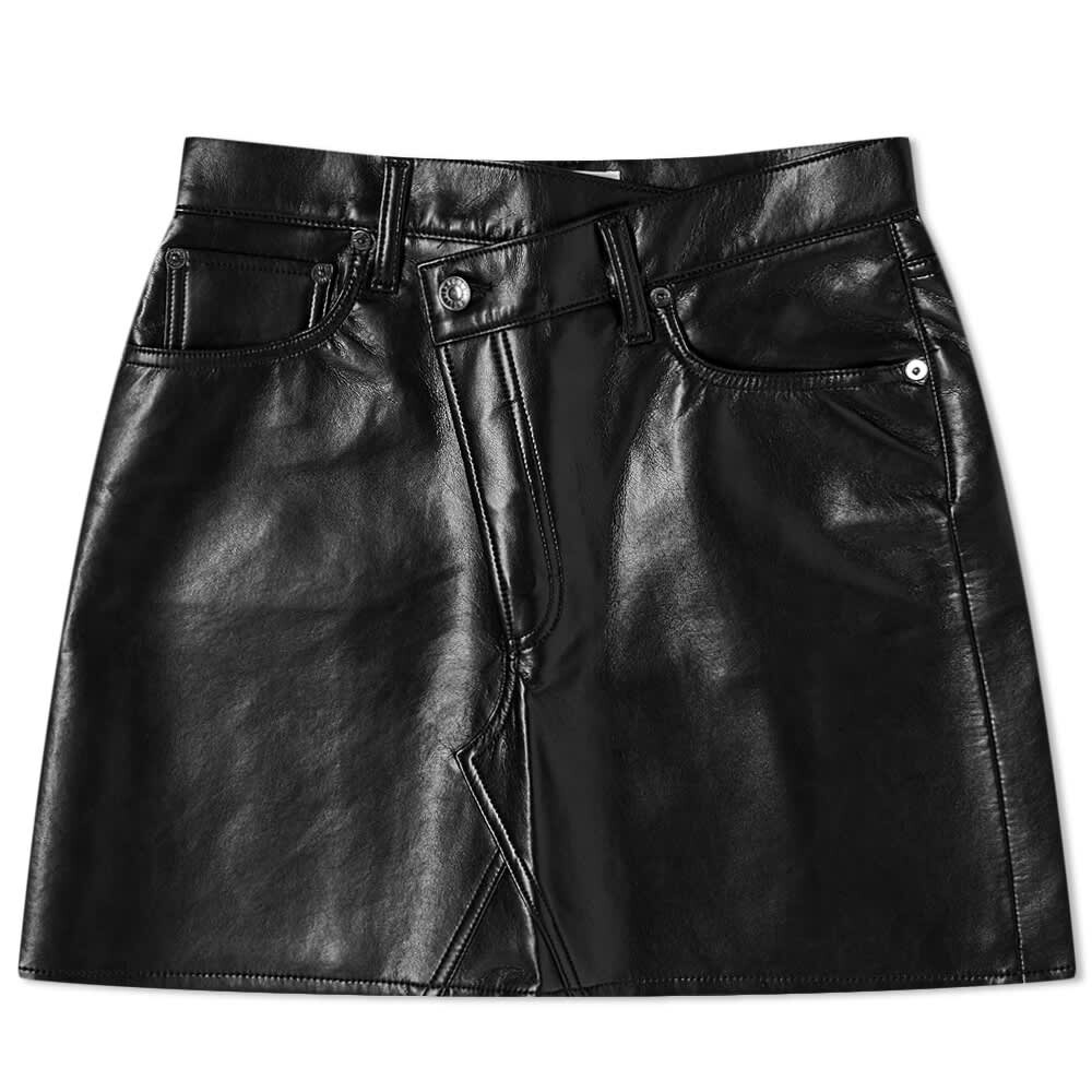 

Юбка Agolde Recycled Leather Skirt