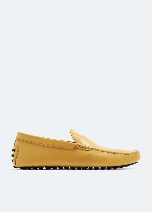 

Лоферы TOD'S Gommino driving loafers, желтый