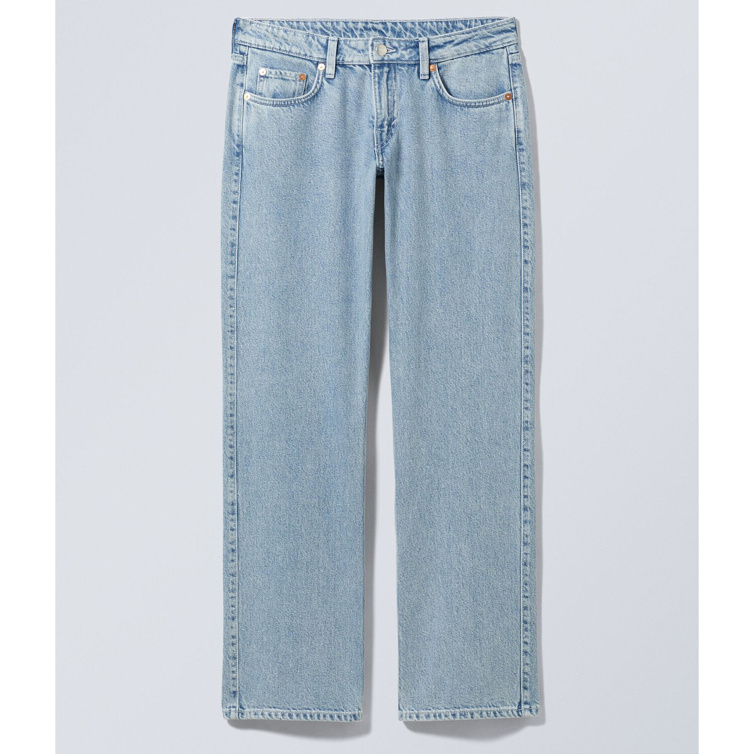 

Джинсы Weekday Arrow Jeans With Straight Legs, размытый синий