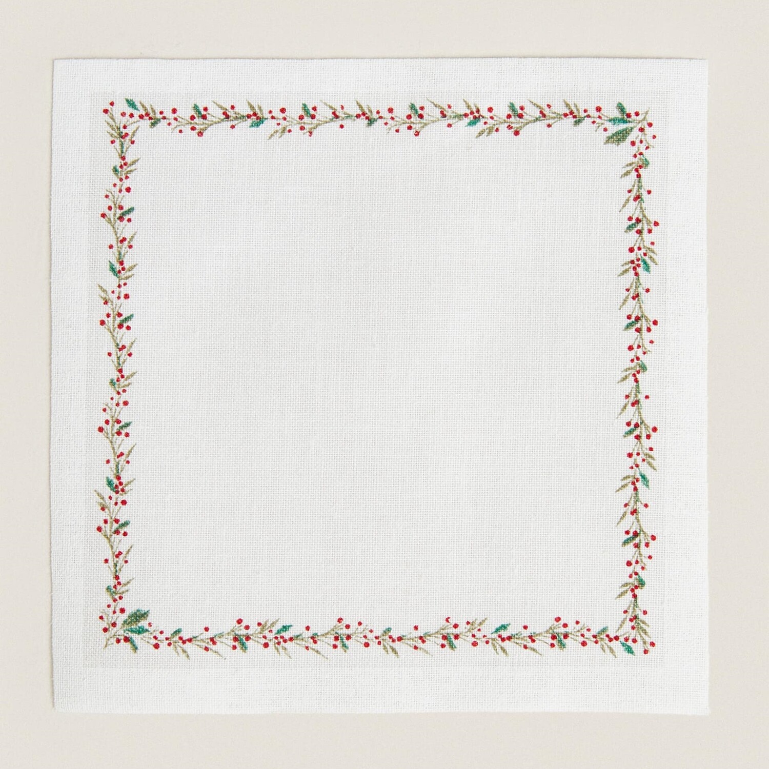 

Рулон салфеток Zara Home Of Cotton Christmas, 11 x 11 см, 20 предметов, белый