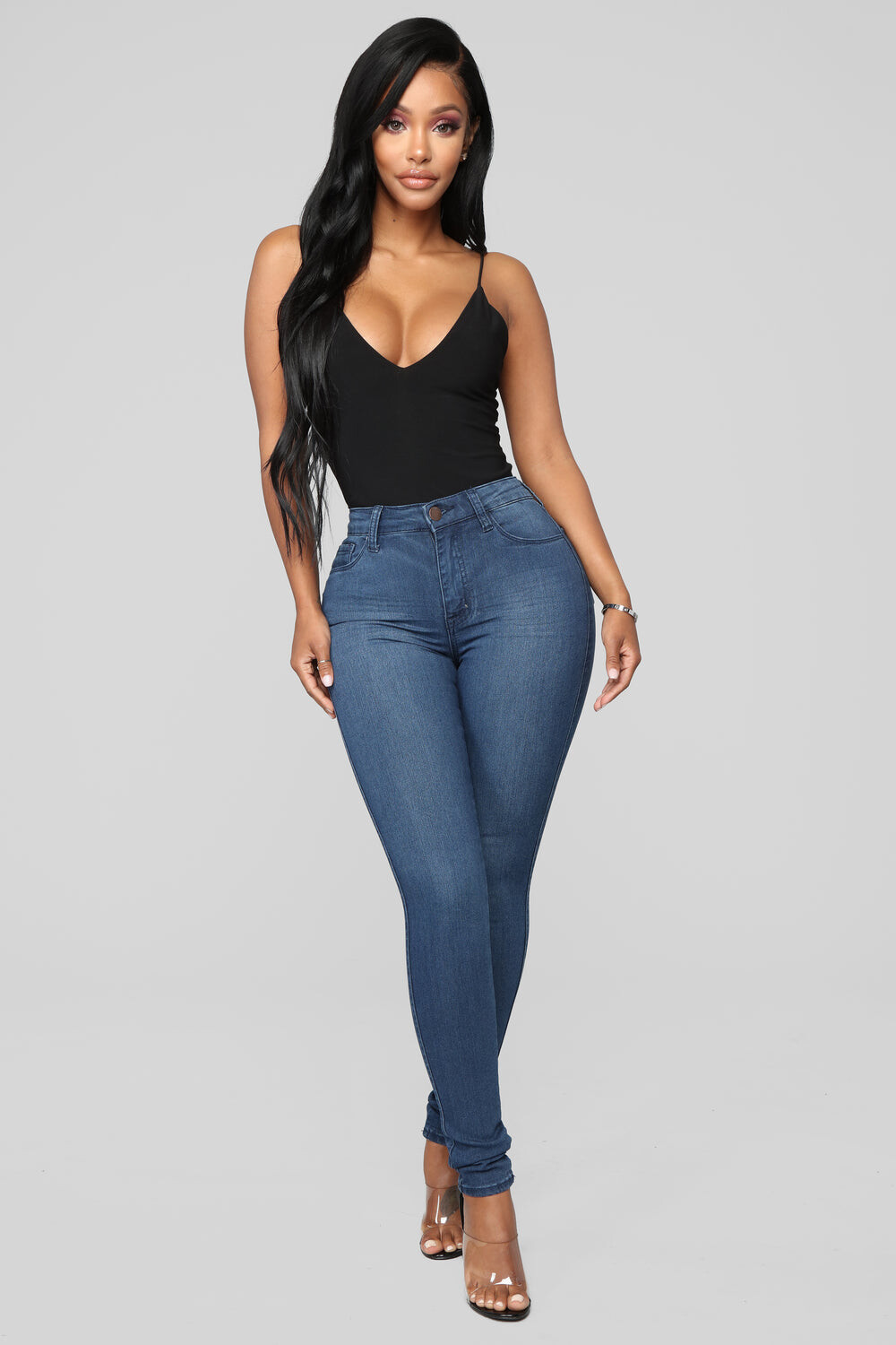 

Джинсы скинни Fashion Nova FN102FN, деним