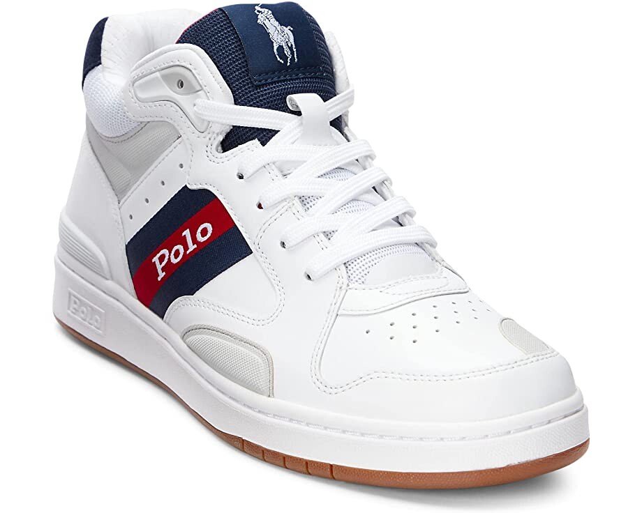 

Кроссовки Court Mid Pro Sneaker Polo Ralph Lauren, белый