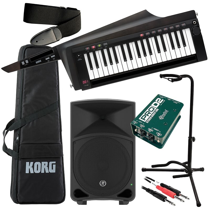 

Korg RK-100S 2 Keytar - полупрозрачный черный - сценическая установка