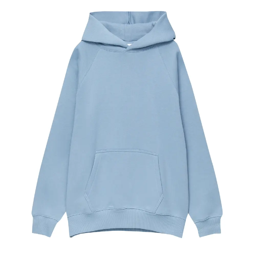 

Толстовка Pull&Bear Basic Oversized, голубой, Синий