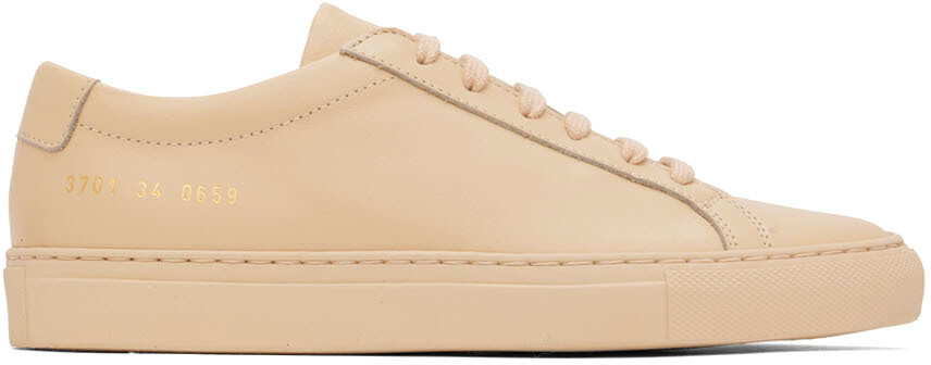 

Бежевые низкие кеды Original Achilles Common Projects