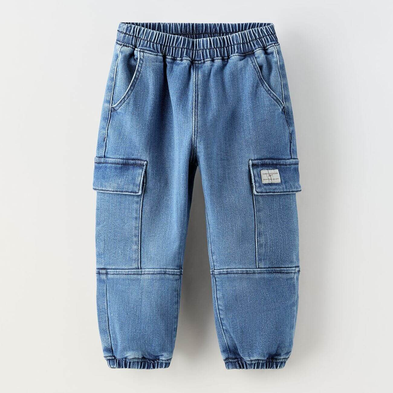 

Джинсы Zara Cargo, голубой