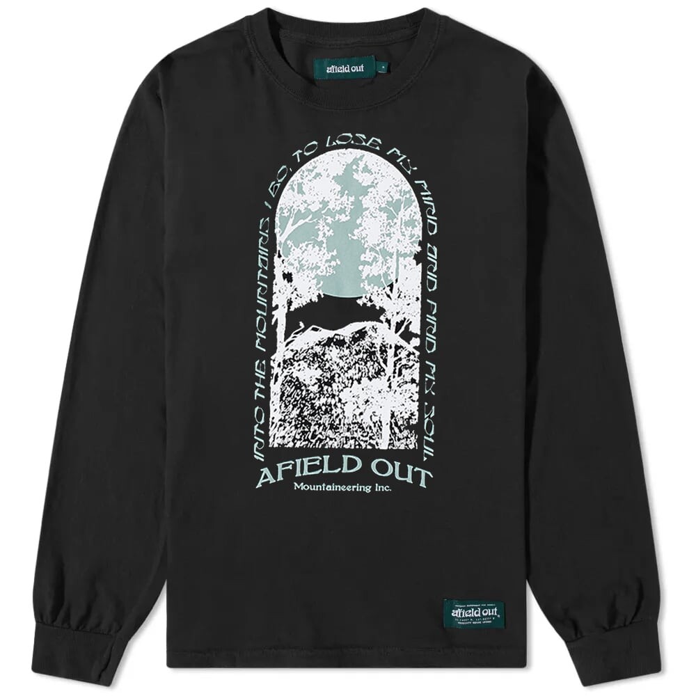 

Футболка Afield Out Long Sleeve Idyllic Tee, Черный