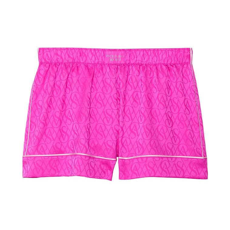 

Пижамные шорты Victoria's Secret Satin, розовый