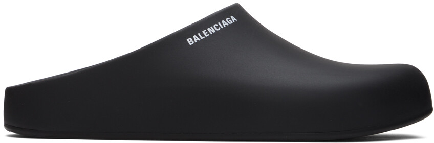 

Черные шлепанцы для бассейна Balenciaga