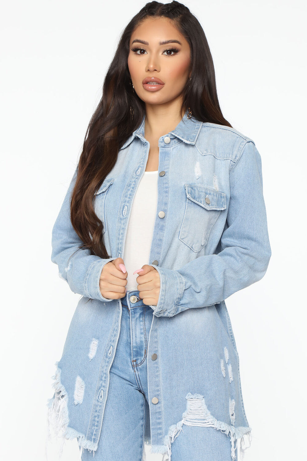 

Рубашка Fashion Nova RJK3447, синий