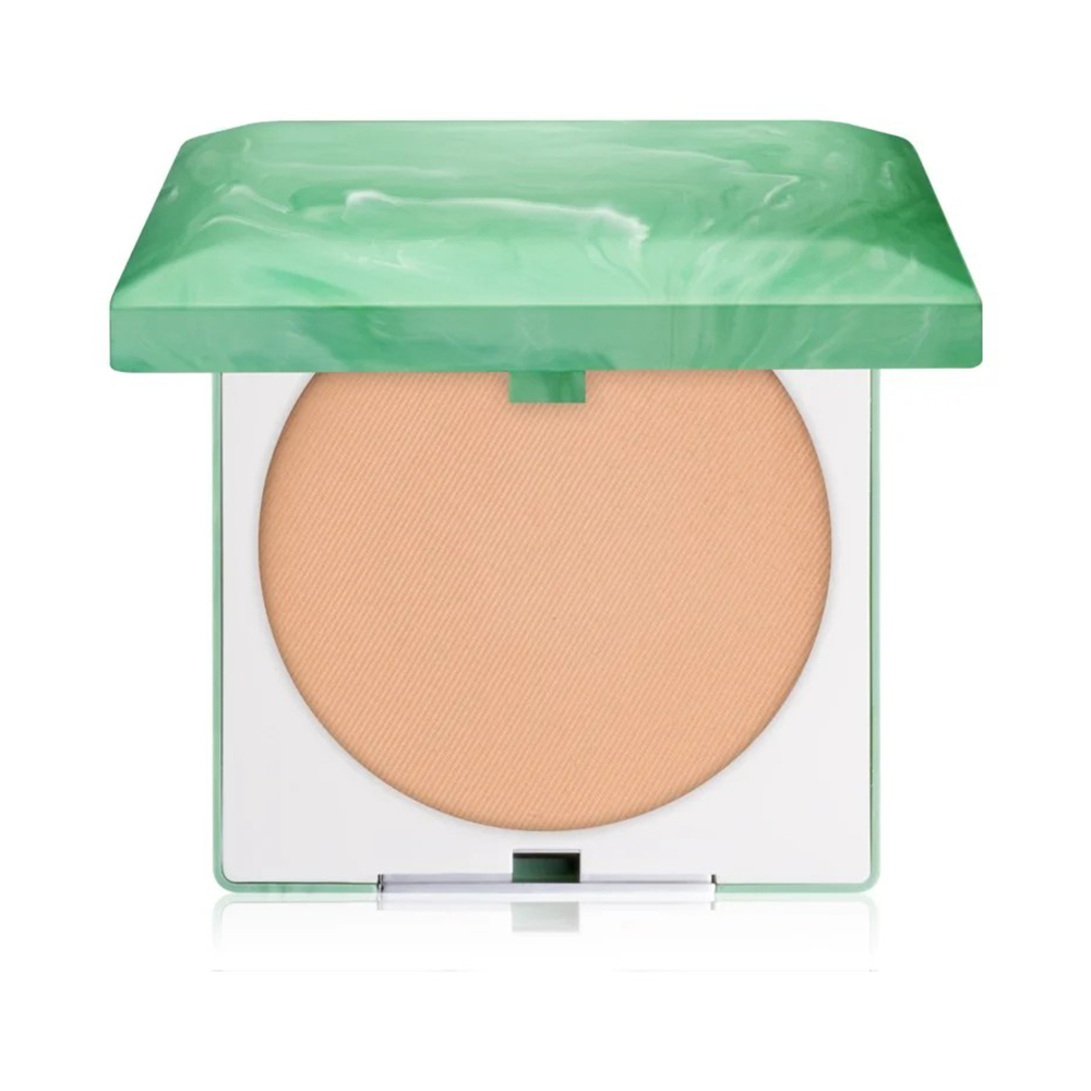 Матирующая пудра для жирной кожи Clinique Stay-Matte Sheer Pressed Powder, оттенок 04 Stay Honey 7.6 г - фото