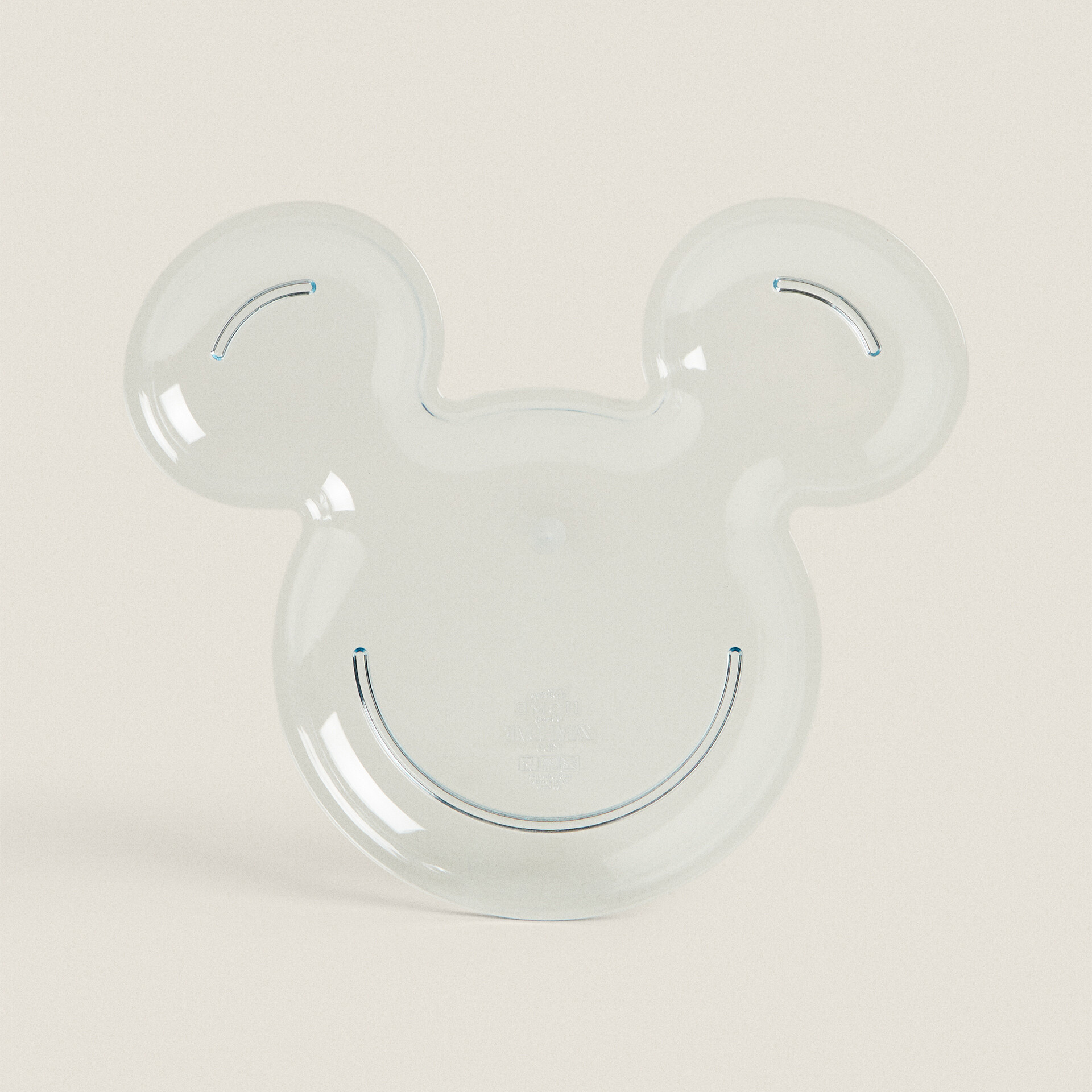 Детская тарелка Zara Home Disney Mickey Mouse, прозрачный детское трикотажное одеяло zara home mickey mouse disney кремовый