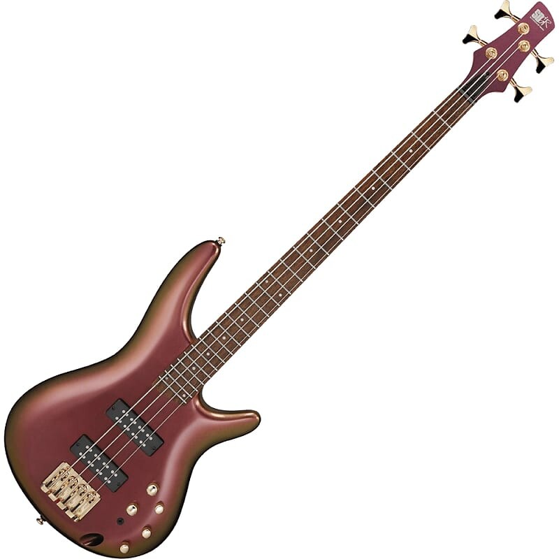 

Ibanez SR300EDXRGC SR Стандартная 4-струнная электрическая бас-гитара — хамелеон из розового золота