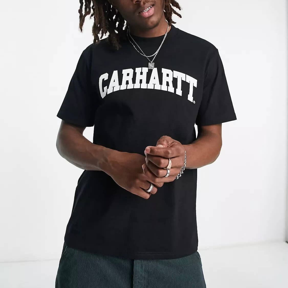 Футболка Carhartt WIP University, черный футболка carhartt wip university цвет bourbon
