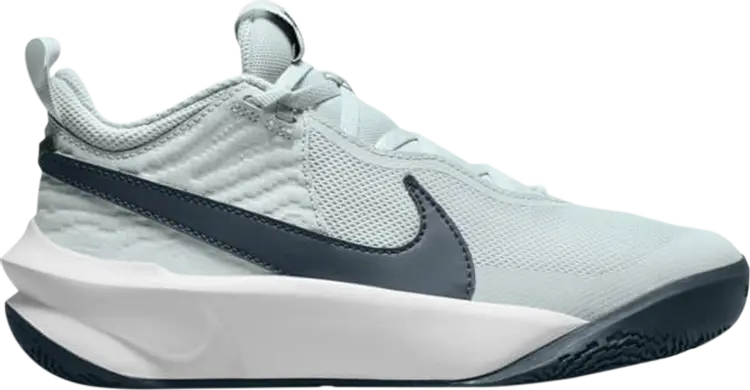 

Кроссовки Nike Team Hustle D10 GS 'Aura Armory Navy', синий