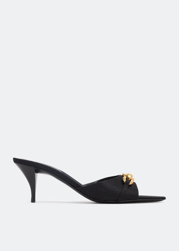 

Мюли Saint Laurent Le Maillon, черный