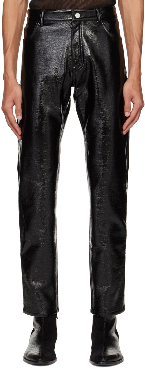 Черные брюки с пятью карманами Courrèges